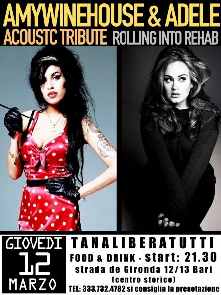 Tributo a Amy Winehouse & Adele - Rolling Into Rehab