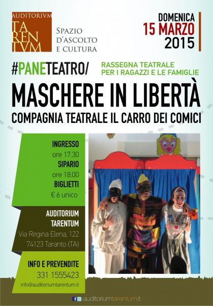 MASCHERE IN LIBERTA' #paneteatro