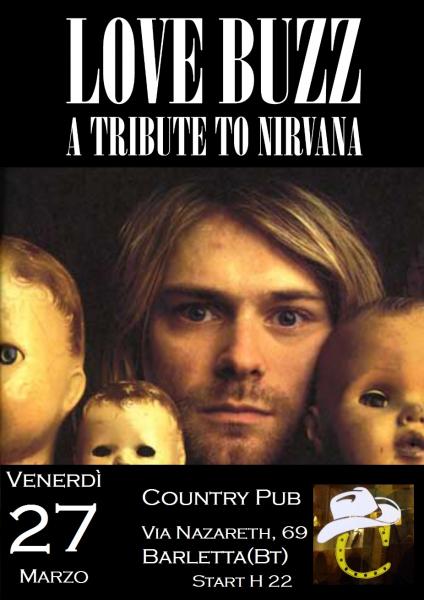 LOVE BUZZ in concerto - A Tribute to Nirvana al Country pub