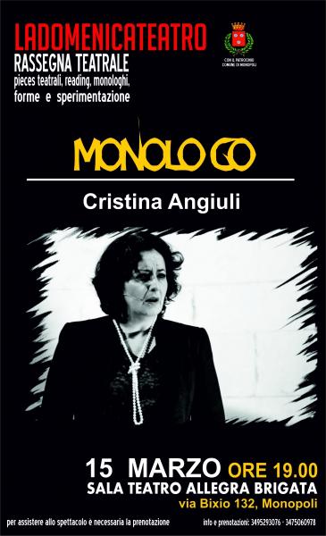 Monologo Teatrale con Cristina Angiuli