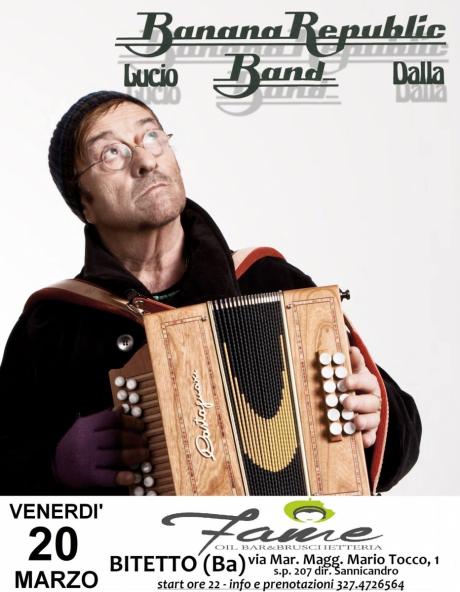 La sera dei Miracoli - Omaggio a LUCIO DALLA con la BananaRepublicBand