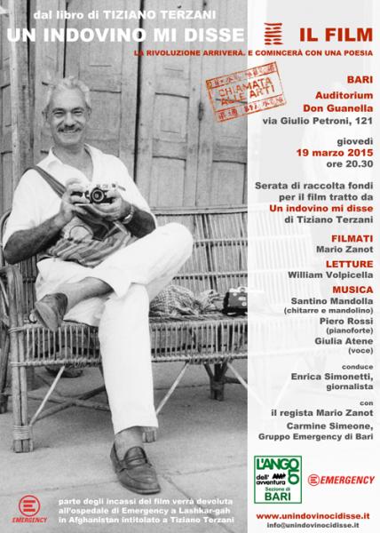 Evento dedicato a TIZIANO TERZANI