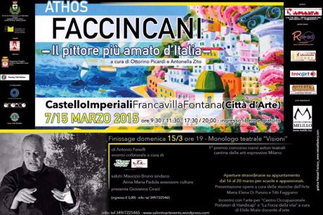 “VISIONI”, MONOLOGO in finissage mostra FACCINCANI