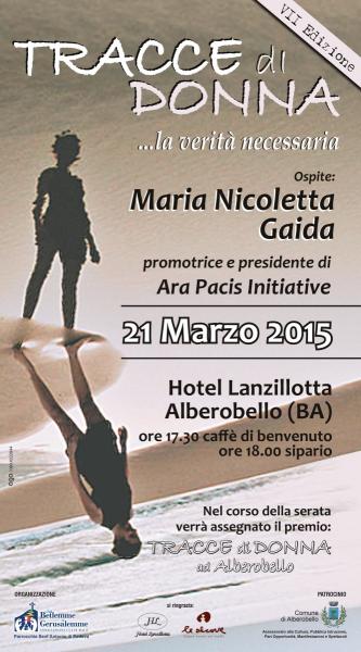 VII Edizione di TRACCE di DONNA Alberobello