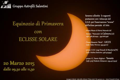 Equinozio di Primavera con Eclisse Solare