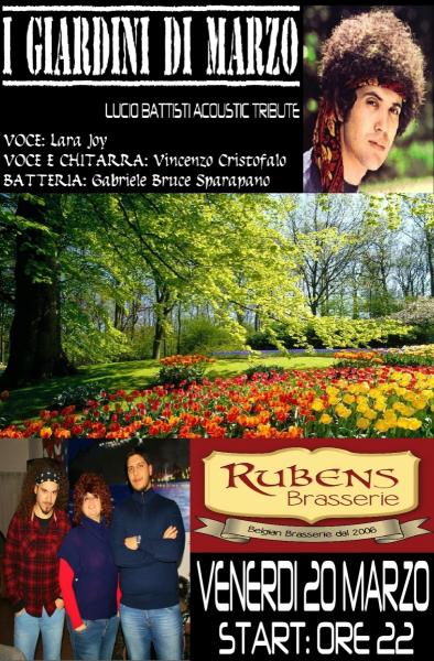 I GIARDINI DI MARZO (Tributo Lucio Battisti) Live