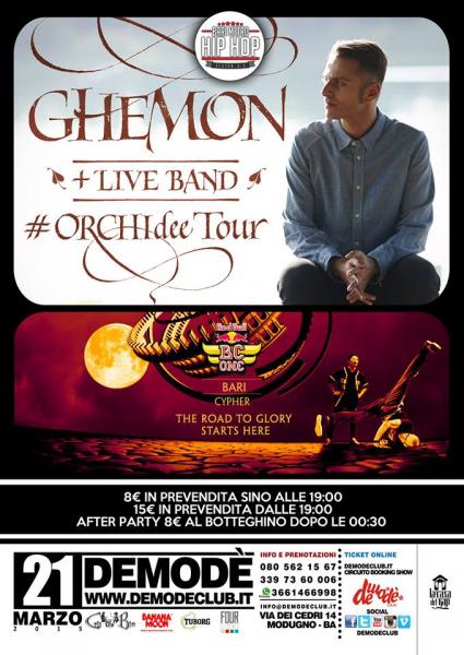Il Demodè Club presenta Ghemon: Orchidee Tour