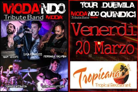 MODA'NDO Tribute Band Modà Live al Tropicana
