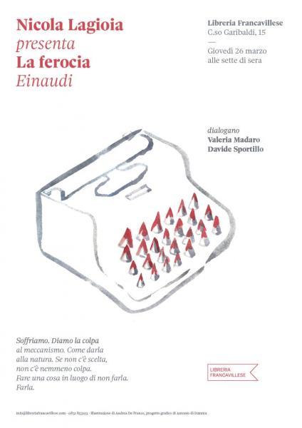 Nicola Lagioia presenta "La ferocia"