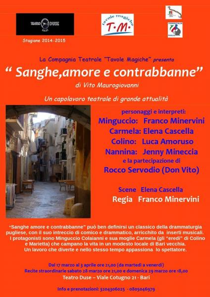 "Sanghe, amore e contrabbanne" di Vito Maurogiovanni
