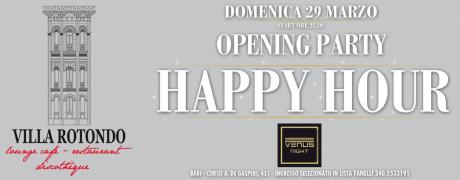 Villa Rotondo il Ritorno Opening Party Happy Hour