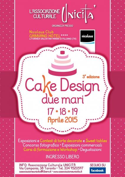 "CaKe Design Due Mari 2015" terza edizione