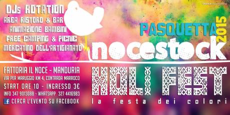 NoceStock Pasquetta 2015 "HOLI FEST-La festa dei colori"