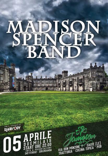 Madison Spencer band al Jameson