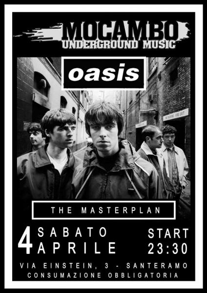 The Masterplan Oasis Coverband live at Mocambo