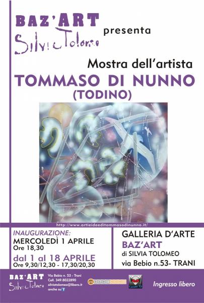 MOSTRA PERSONALE di TOMMASO Di Nunno