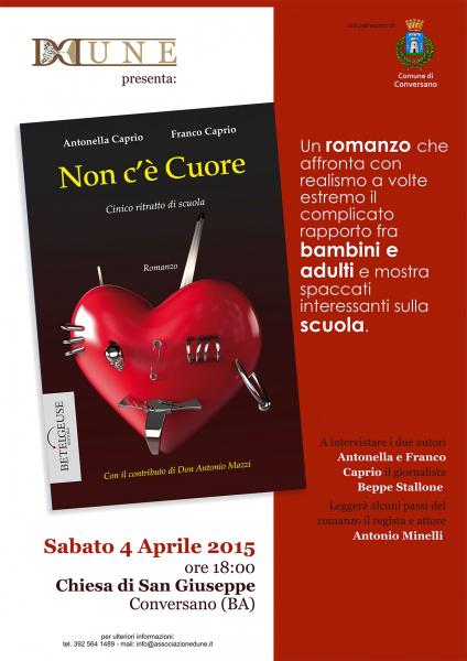 Presentazione Romanzo "Non C'è Cuore"