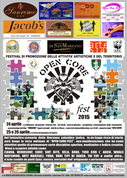 Open Core Fest 2015 (programma delle attività)