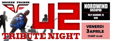 U2 Night con BROKEN FRAMES in concerto al Nordwind discopub