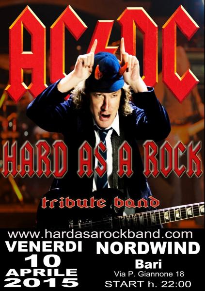 AC/DC NIGHT con HARD AS A ROCK al Nordwind discopub