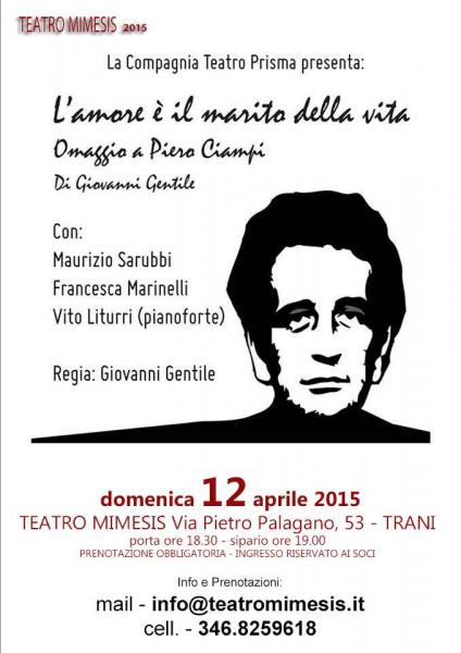 L'AMORE E' IL MARITO DELLA VITA di Giovanni Clemente