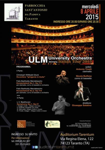 Concerto della Ulm University Orchestra (Germania)