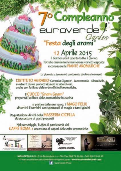 7^ Compleanno Euroverde Garden: Festa degli aromi