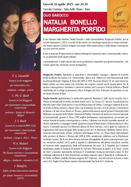 Ente Morale il Coretto  48° Stagione Concertistica 2014/2015