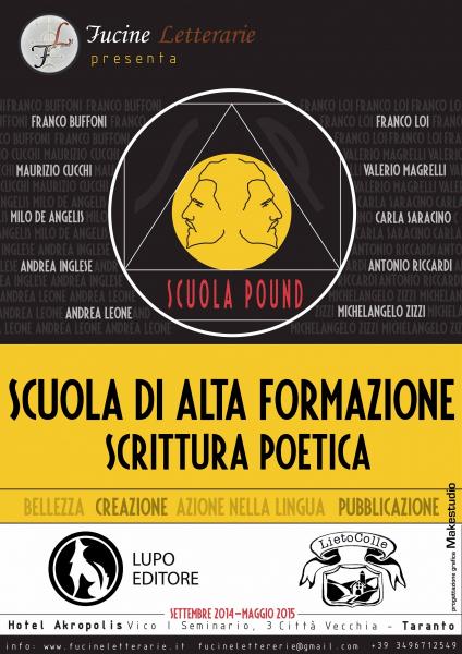 Fucine Letterarie presenta l’VIII Modulo di Scuola Pound con i poeti Andrea Inglese e Michelangelo Zizzi