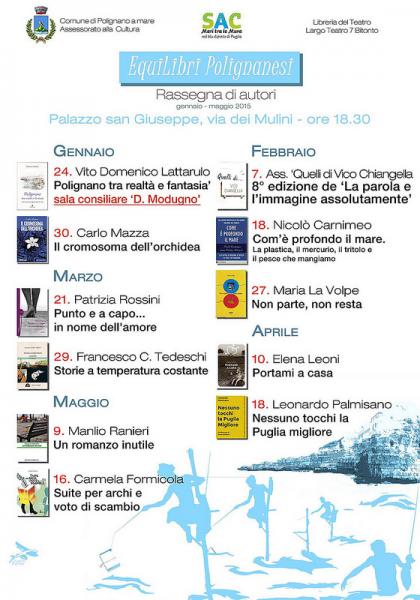Nuovo appuntamento di Equilibri Polignanesi con 'Portami a casa' (Lupo Editore, 2014) di Elena Leoni