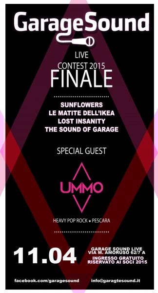 1° Finale Garage Sound Contest 2015
