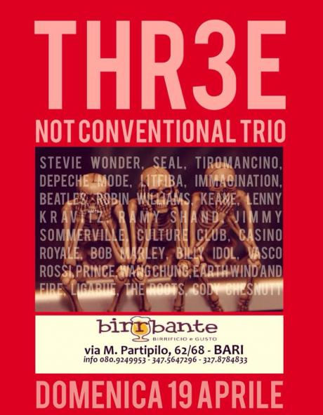 "THR3E...NOT CONVENTIONAL TRIO" - Rock, Pop, Reggae, Anni 80, New Wave, Musica italiana, Dub