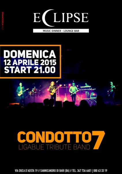 Domenica 12 aprile Condotto7 (Ligabue Tribute Band) live