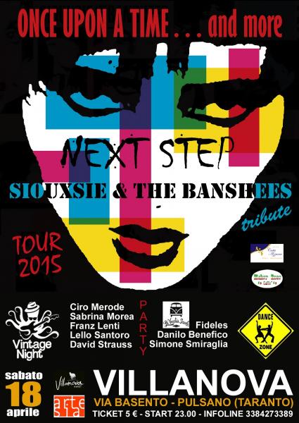 Next Step in Tributo a Siouxsie and The Banshees + Vintage Night, the party!!! + Danze Zone