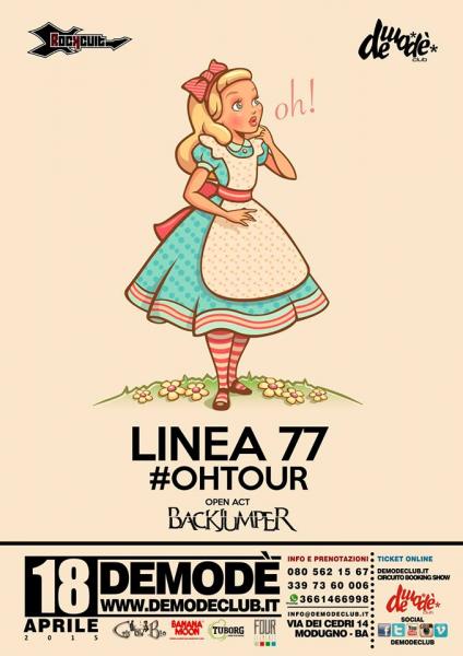Oh! al Demodè Club arrivano i Linea 77