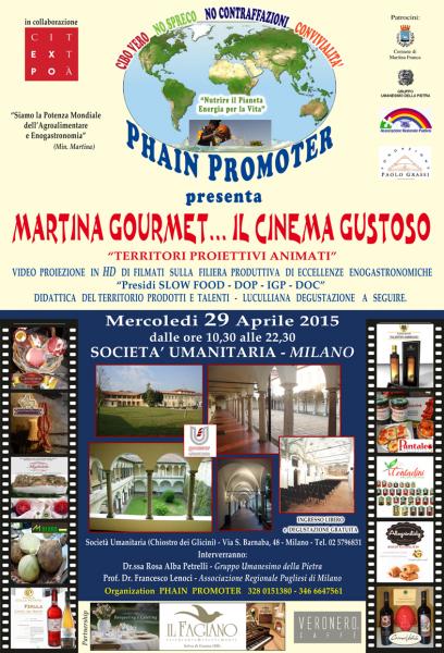 MARTINA  GOURMET.....IL  CINEMA  GUSTOSO  -   Territori   Proiettivi  Animati