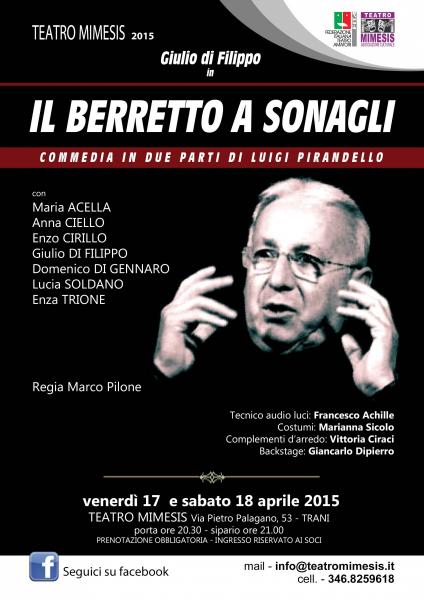 IL BERRETTO A SONAGLI di Luigi Pirandello