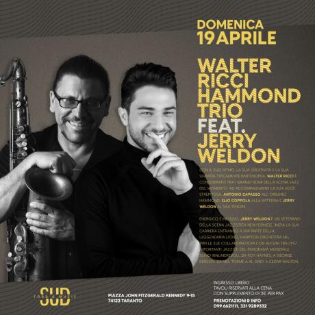 Walter Ricci Trio + Jerry Weldon