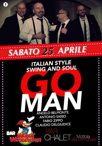 Swing Soul and Blues Live con Go Man in Villa Comunale
