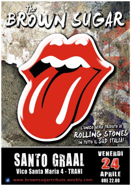 BROWN SUGAR - Rolling Stones Tribute Band live al Santo Graal