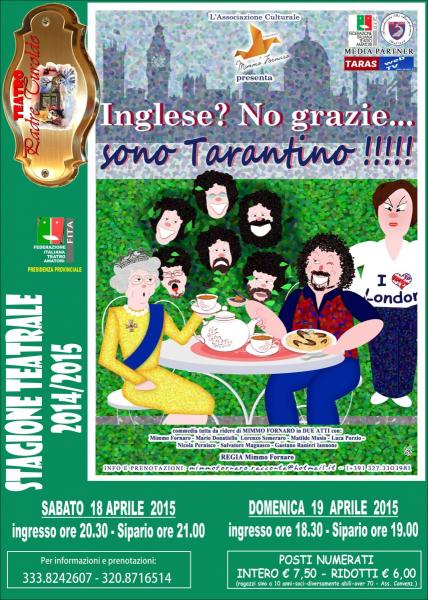 Inglese? No, grazie, sono tarantino