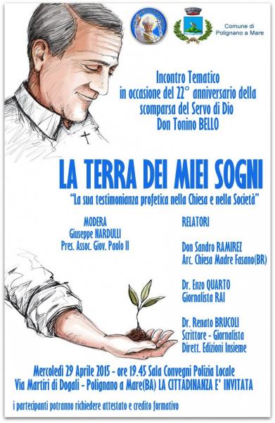 LA TERRA DEI MIEI SOGNI “La sua testimonianza profetica nella chiesa e nella società”