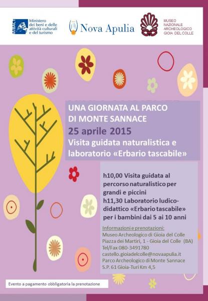 Una Giornata al parco Archeologico di Monte Sannace