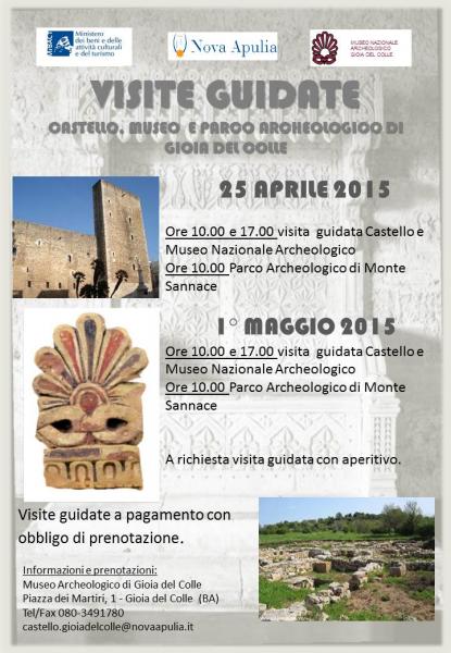 Visite guidate al Castello, Museo e Parco Archeologico di Gioia del Colle