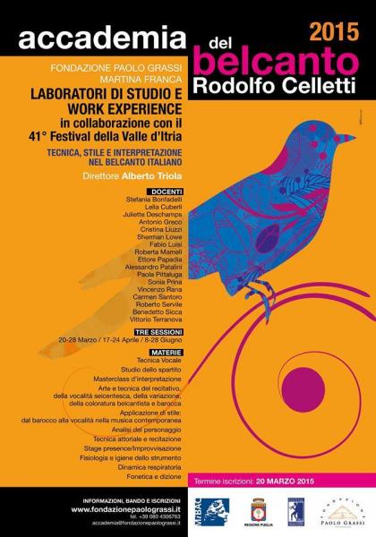 Accademia del Belcanto "Rodolfo Celletti": arie e duetti da camera
