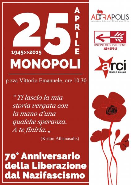 25 APRILE || 70° Anniversario della Liberazione