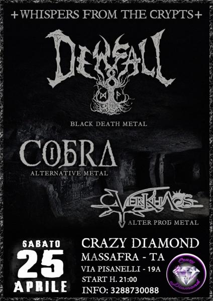 DEWFALL+COBRA+OVERKHAOS live