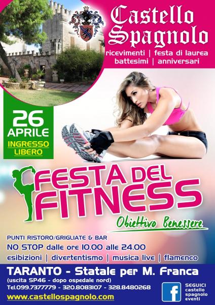 Festa del fitness obiettivo benessere al Castello Spagnolo