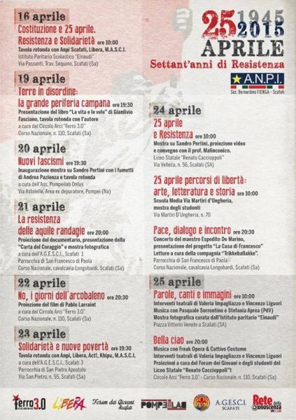 NUOVI FASCISMI - 25 Aprile 2015 - Settant'anni di Resistenza - Mostra su Sandro Pertini con i fumetti di Andrea Pazienza