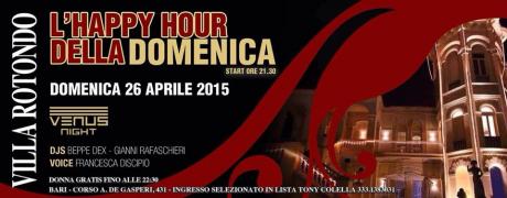 Happy Hour  a Villa Rotondo